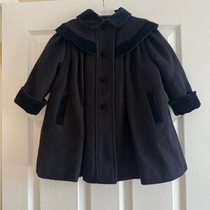 Pierre Cardin Navy  Kids Cape Coat